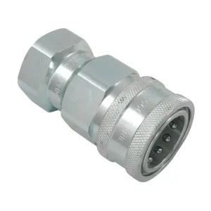 Quick Coupling Series 6600, 1/4" Female BSPP, 350 Bar, Steel, ISO 7241-1-A