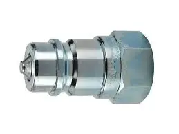 Quick-change hydraulic coupler 1/4” NPT female ISO 7241 - 5000 Psi