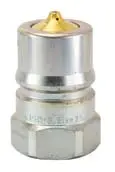ISO B Quick Hydraulic Coupler, 3/4" NPT Male Fitting with Pressure Reliever